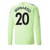 Cheap Manchester City Bernardo Silva #20 Third Football Shirt 2022-23 Long Sleeve